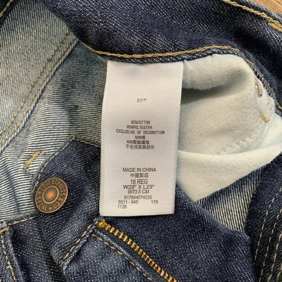 Levi's 511 Slim Jeans - Picture 6 of 9